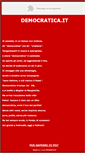 Mobile Screenshot of democratica.it