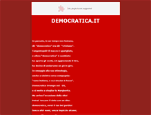 Tablet Screenshot of democratica.it